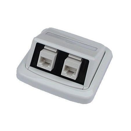 ABB Tango Datová zásuvka UTP CAT6 2xRJ45 WHkey bílá