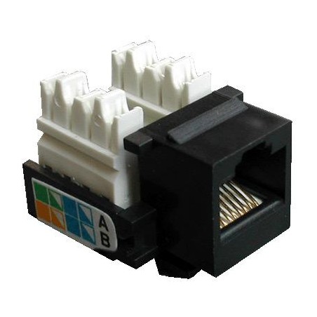 DATACOM Keystone RJ45 UTP CAT5E (110) KLASIK černý