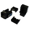 DATACOM Keystone RJ45 UTP CAT5E (DUAL) MINI black