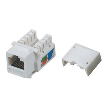 DATACOM Keystone RJ45 UTP CAT5E (DUAL) MINI bílý