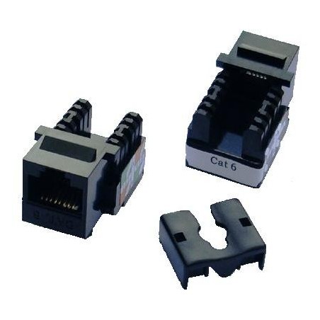DATACOM Keystone RJ45 UTP CAT6 (DUAL) MINI černý
