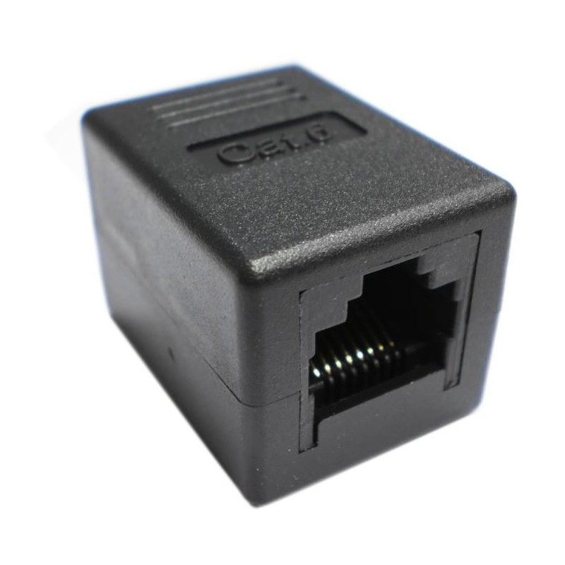 DATACOM Spojka UTP CAT6  2xRJ45 (8p8c) přímá, černá