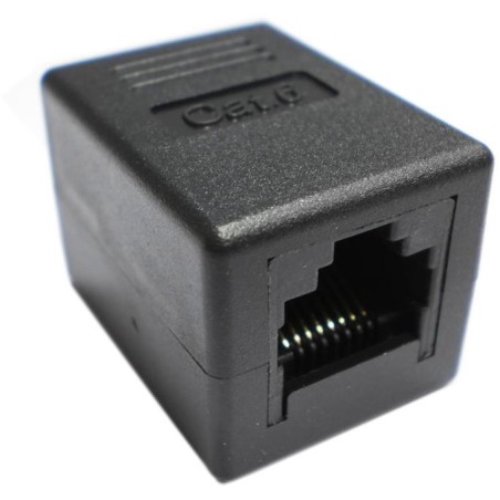 DATACOM Spojka UTP CAT6  2xRJ45 (8p8c) přímá, černá