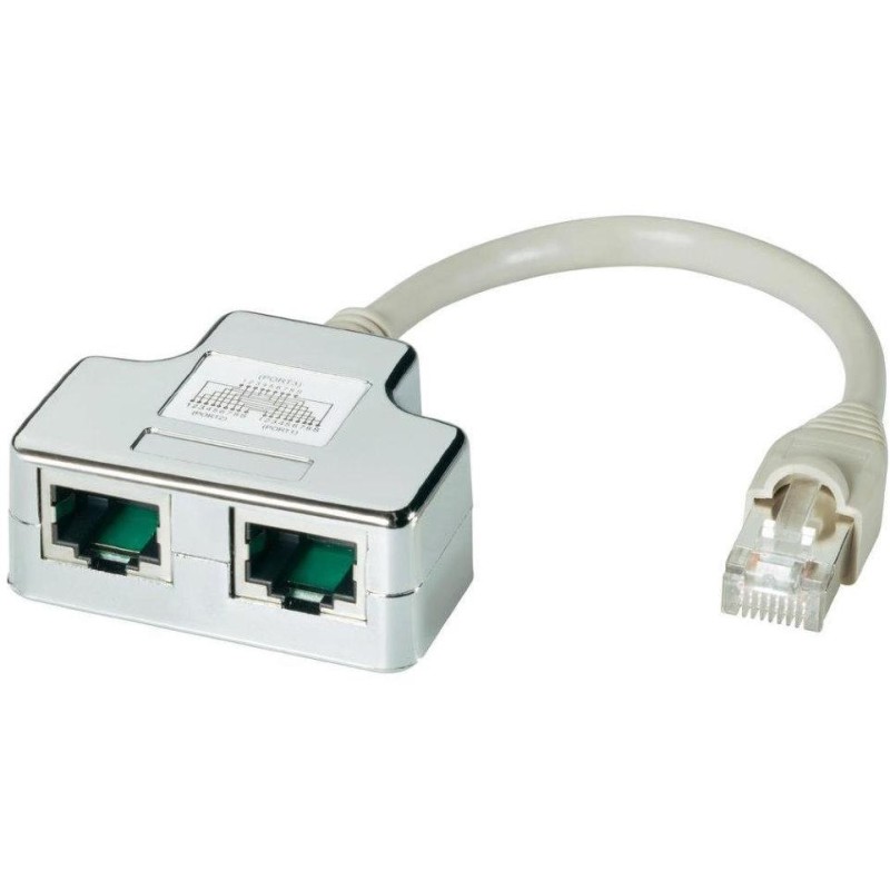 DATACOM "Y" adaptér STP CAT5E  PC / PC+TEL