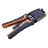 DATACOM Connector pliers L-PROFI 8P+6P OR/BL ratchet (RJ45,12,11
