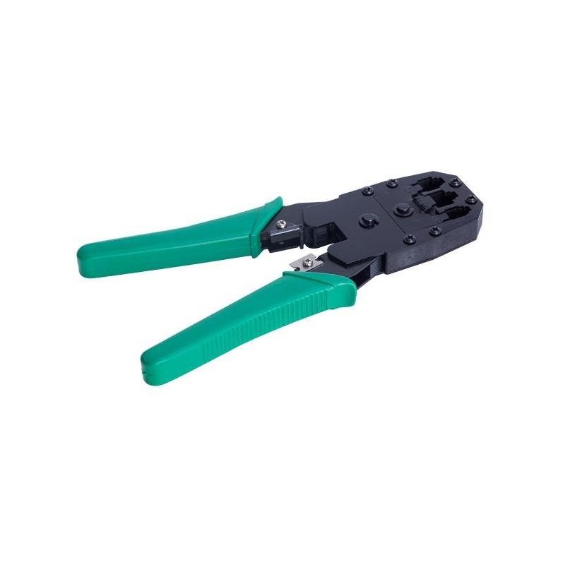 DATACOM Konektorovací kleště KOMBI 8P+6P+4P GR řetízek (RJ45,12,11