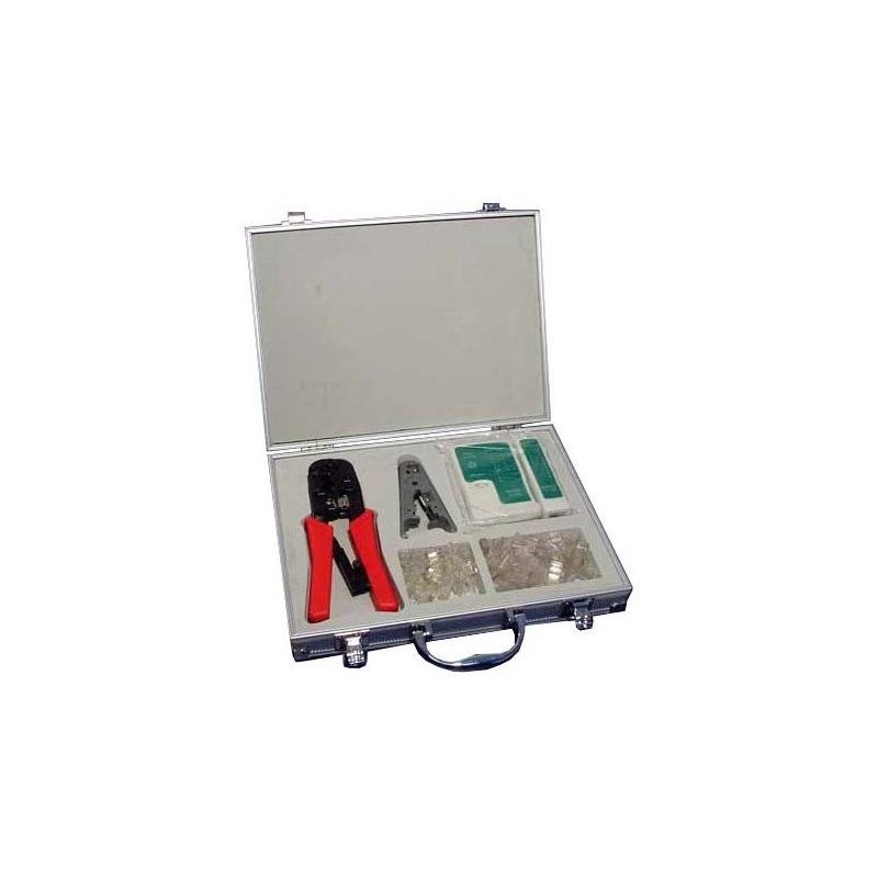 DATACOM NETWORK KIT 1 (krimp 8p+6p, Stripper, Tester, plugy)