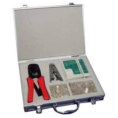 DATACOM NETWORK KIT 1 (krimp 8p+6p, Stripper, Tester, plugy)