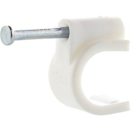 DATACOM Kabelová příchytka (4mm) bílá 100ks