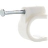 DATACOM Kabelclip (5mm) weiß 100Stk