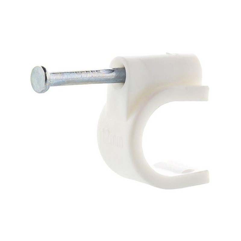 DATACOM Kabelová příchytka (9mm) bílá 100ks