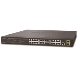 Planet GS-4210-24T2S L2 switch, 24x1Gb, 2x1Gb SFP, QoS, fanless