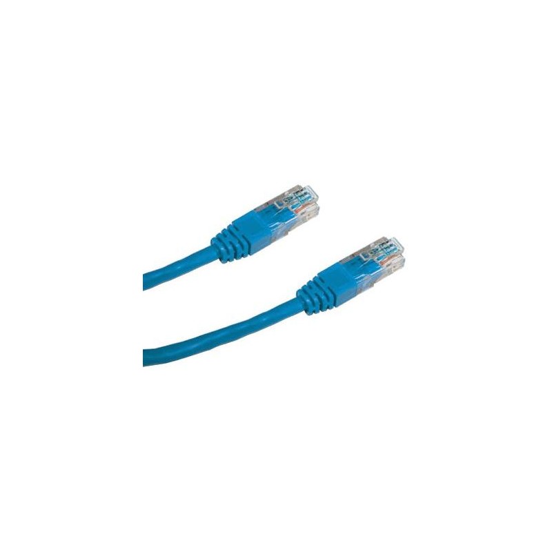 DATACOM Patch kabel UTP CAT6 0,25m modrý