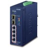 Planet IGS-624HPT Průmyslový Switch 4x 1Gb RJ-45 + 2x 1Gb SFP, PoE+ 802.3at 36/120W, IP40, DC12-56V, -40/+75°C, fanless