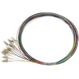 Solarix pigtail LC pc, MM 50/125, 1,5m, balení 12ks barevně rozlišeno,  SXPI-LC-PC-OM2-1,5M-12PCK