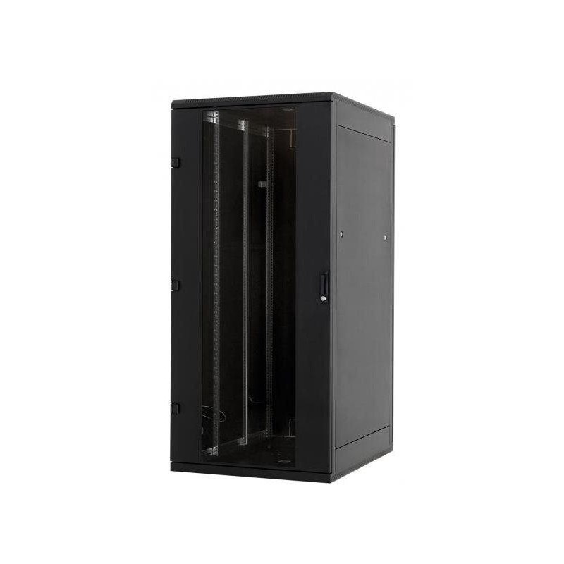 Triton 19" rozvaděč stojanový 45U/800x600, skleněné dveře, černý
