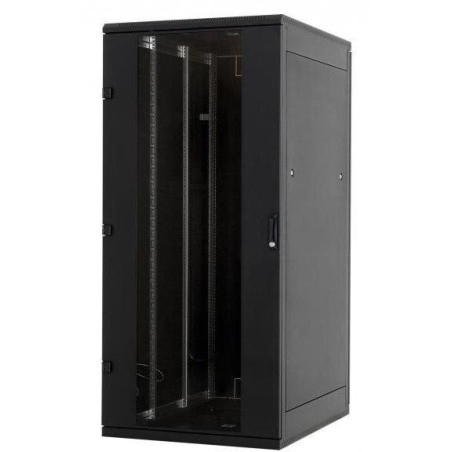 Triton 19" rozvaděč stojanový 45U/800x600, skleněné dveře, černý