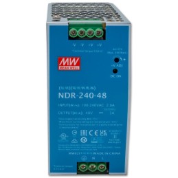 Planet PWR-240-48 průmyslový zdroj na DIN lištu, nastavitelný 48-56V DC, 240W