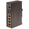 Planét priemyselný PoE/LAN extender, 1xPoE-in, 4xPoE-out 60W, 802.3bt/at/af, Gigabit, IP67, ESD+EFT, -40~75°C