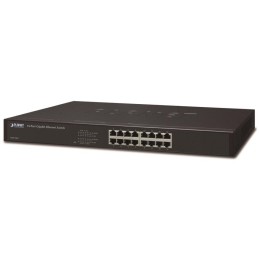 Planet GSW-1601 Switch 16x 10/100/1000, kov, rackmount, fanless