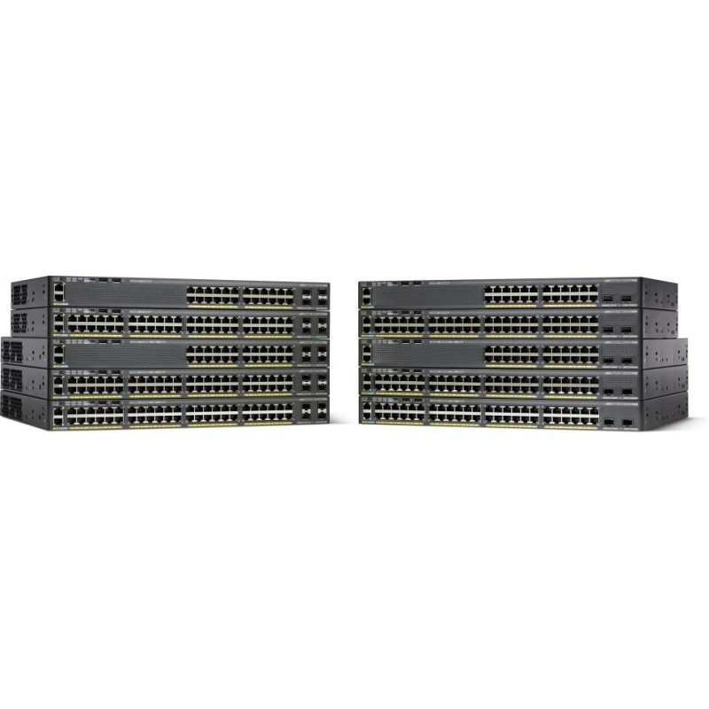 Cisco Switch WS-C2960X-48TD-L 48x 10/100/1000 + 2x 10G SFP+, LAN based
