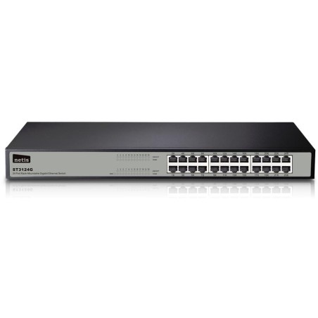 STONET by NETIS ST3124GS GBit switch / 24x 10/100/1000Mbps / 24port rack kovový