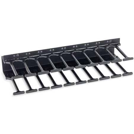 Triton vyvazovací panel 10U - Hřeben, dvouřadý RAL9005