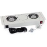 Triton 19“ ventilačná jednotka pre nástenné rozvádzače, 1ventilátor, bimetalový termostat