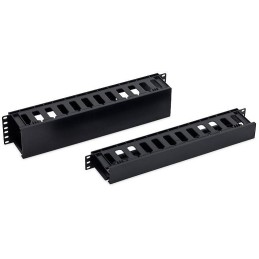 Triton 19' vyvazovací panel 1U plastový RAL9005