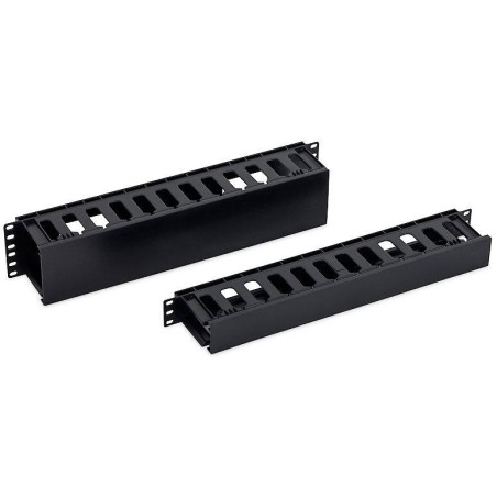 Triton 19' vyvazovací panel 1U plastový RAL9005