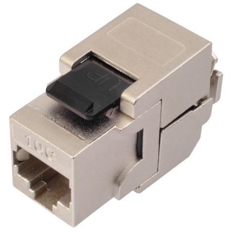 Solarix Keystone 10G CAT6A STP RJ45 černý samořezný SXKJ-10G-STP-BK-SA