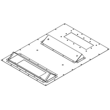 Triton Redukce pro montáž klimatizace X1, X2 600x1000,1200 do hloubky rozv. II. RAL7035