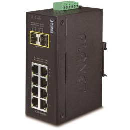 Planet IGS-1020TF Průmyslový Switch 8x 10/100/1000T, 2x 100/1000X SFP, -40~+75°C