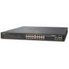 Planet GS-4210-16P2S L2 switch, 16x1Gb, 2x1Gb SFP, 16x PoE 802.3at 220W
