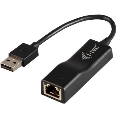 I-tec USB 2.0 Fast Ethernet adaptér DVANCE (RJ45)/ LED indikace/ černý