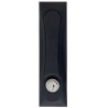 Triton Plastic rotary handle with lock for floor-standing cabinets in standard version, same key