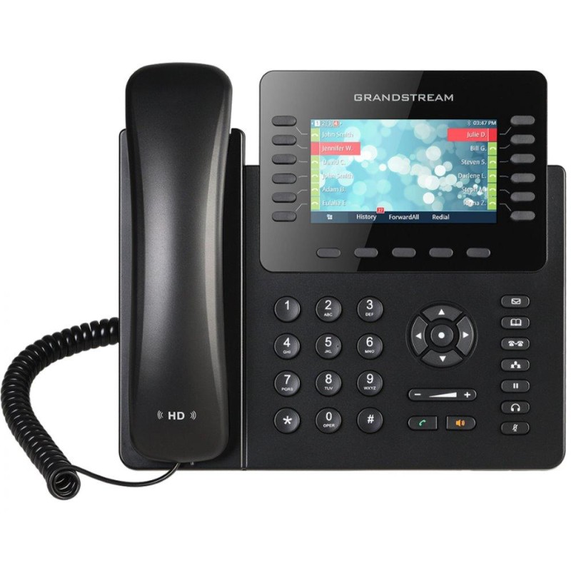 Grandstream GXP2170 VoIP telefon   6xSIP účet, HD audio, 5prog.tl.+48 předvoleb, bluetooth, EHS,barevný LCD,2x GLAN