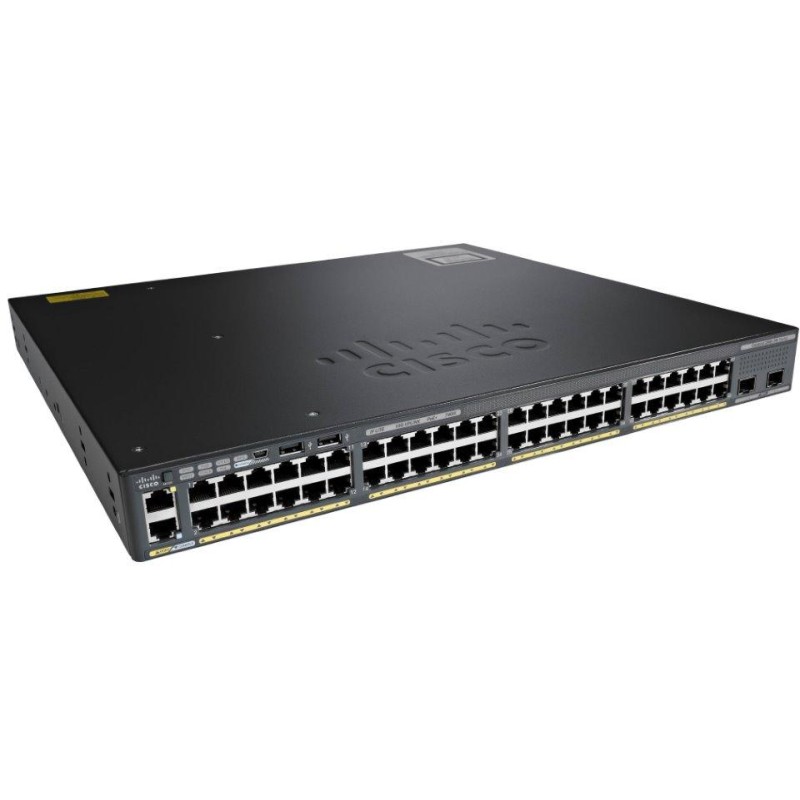 Cisco Switch Catalyst 2960-X 48 GigE PoE 370W, 2 x 10G SFP+ LAN Base
