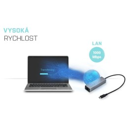 I-tec USB 3.1 Type C Gigabit Ethernet adaptér METAL (RJ45)/ LED indikace/ šedý