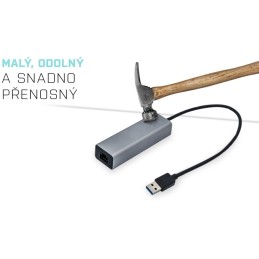 I-tec USB 3.0 Gigabit Ethernet adaptér METAL (RJ45)/ šedý