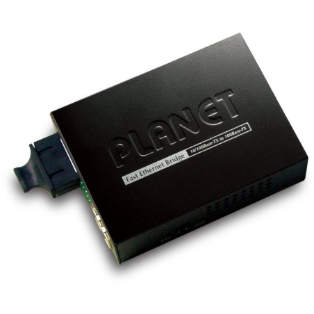 Planet FT-802S15 opto konvertor 10/100Base-TX - 100Base-FX, SC, singlemode