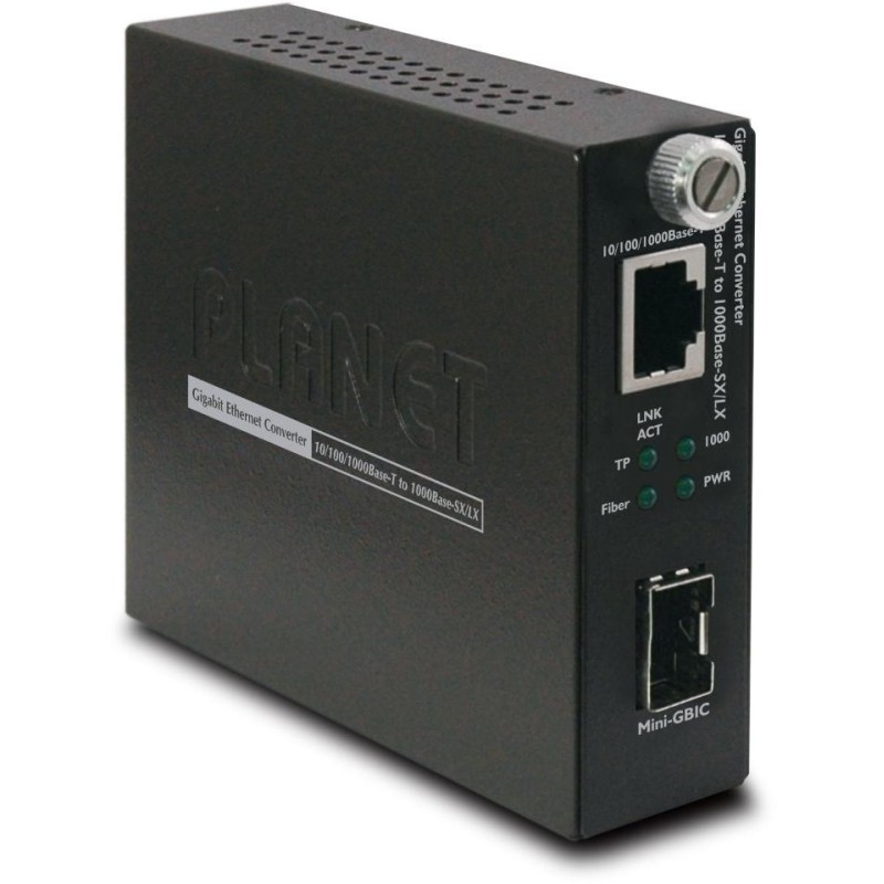 Planet GST-805A konvertor smart, 10/100/1000Base-T/miniGBIC SFP