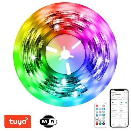 IMMAX NEO LITE SMART digitální LED pásek/ 18W/ Wi-Fi/ IP65/ RGB/ DO+Music/ 5m/ TUYA