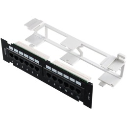 XtendLan Patch panel na zeď, 12 portů, Cat5e