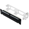 XtendLan Patch panel na stenu, 12 portov, Cat5e