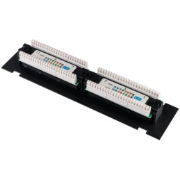 XtendLan Patch panel na zeď, 12 portů, Cat5e