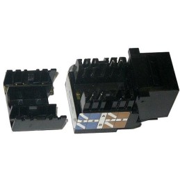 XtendLan Keystone jack RJ45, narážecí, CAT6, UTP, černý