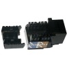XtendLan Keystone jack RJ45, push-in, CAT6, UTP, black