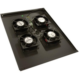 XtendLan Ventilace pro stojanové rozvadeče ECO hloubky 800mm, 4x ventilátor černá