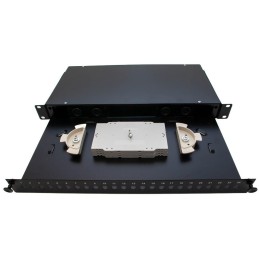 XtendLan 19" optický rozvaděč, 24 portů ST/FC, výsuvný